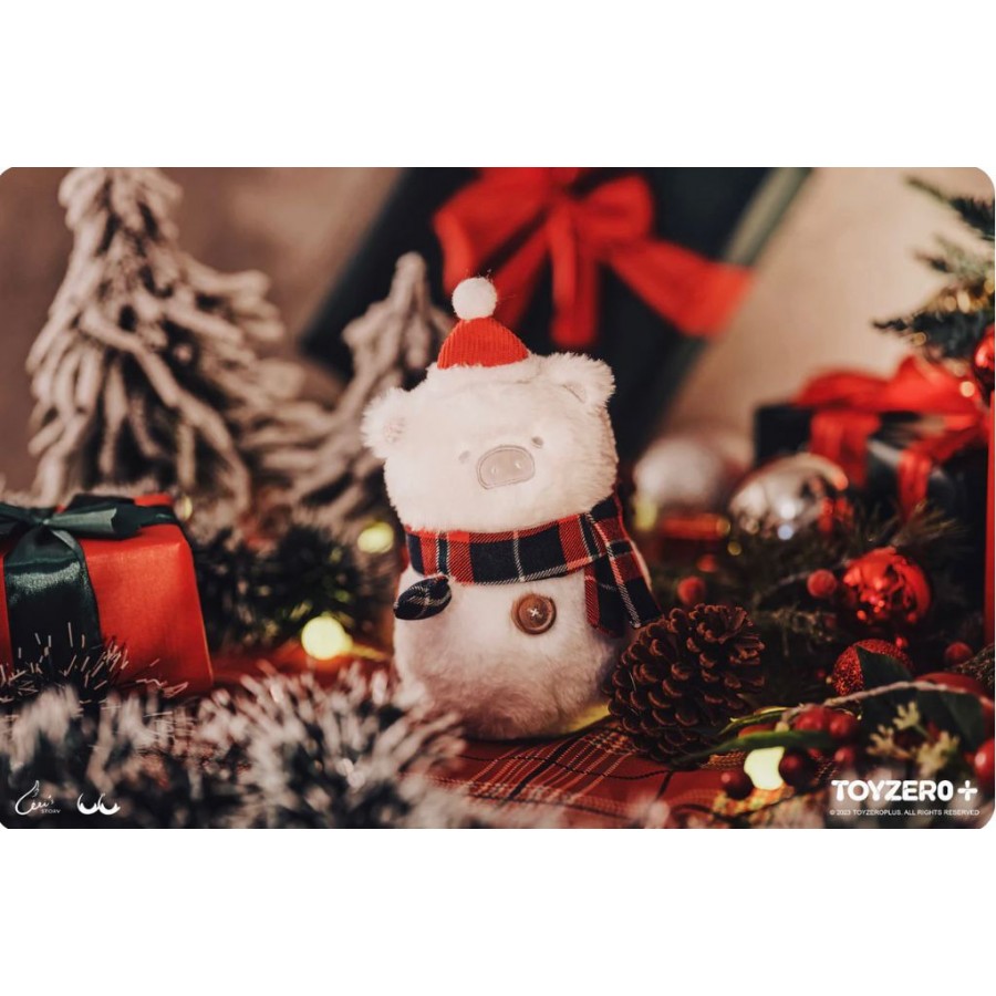 罐頭豬LULU 聖誕系列 - 不倒雪人LU